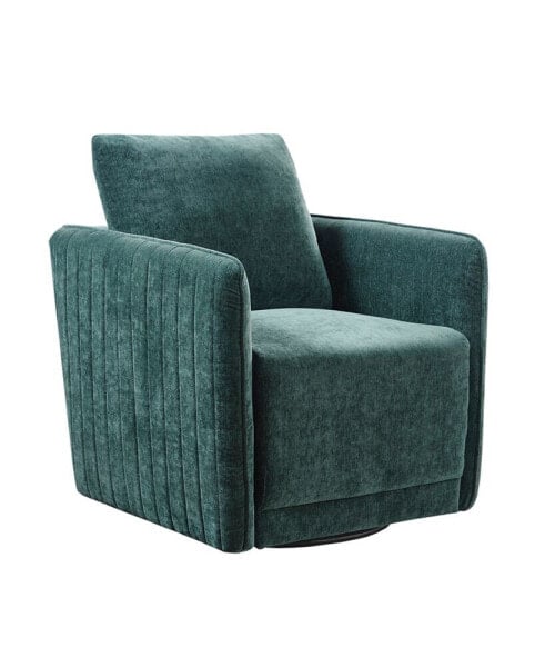 Кресло вращающееся Madison Park Kaley Wide Fabric Upholstered 360 Degree 29.5"