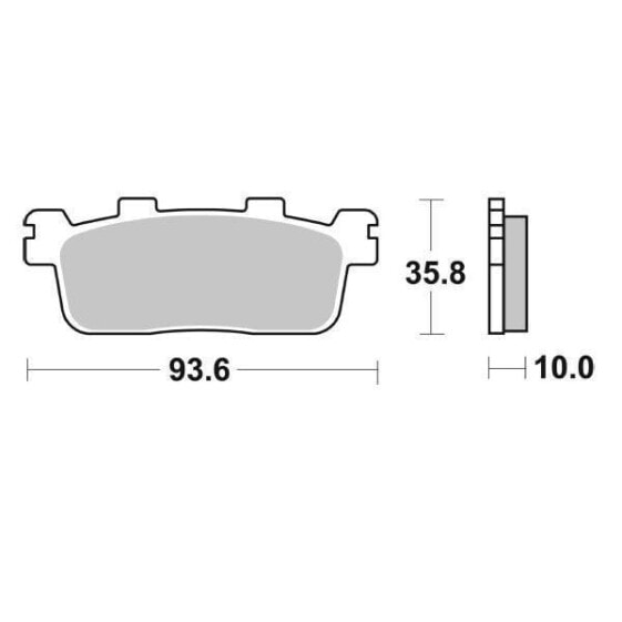 MOTO-MASTER Kymco/Yamaha 413303 Sintered Brake Pads