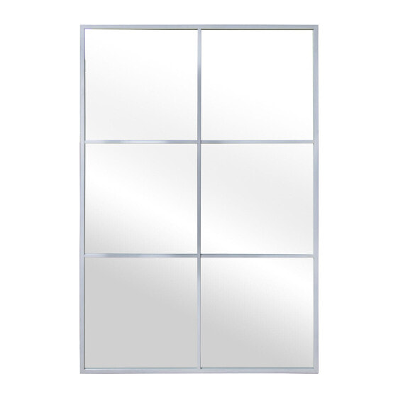 Wall mirror Alexandra House Living White Metal Window 6 x 113 x 77 cm