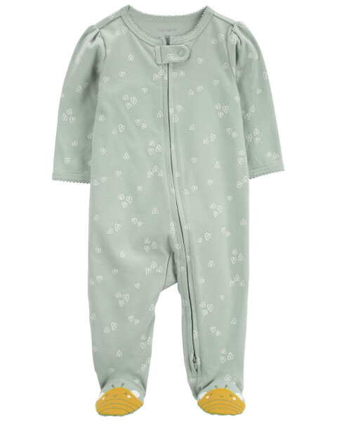 Baby Bee Zip 2-Way Zip Cotton Sleep & Play 3M