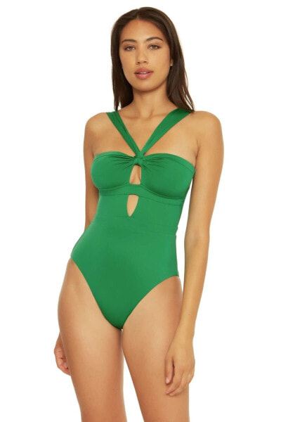 Becca by Rebecca Virtue Color Code Rylie Convertible One-Piece Grass Size SM