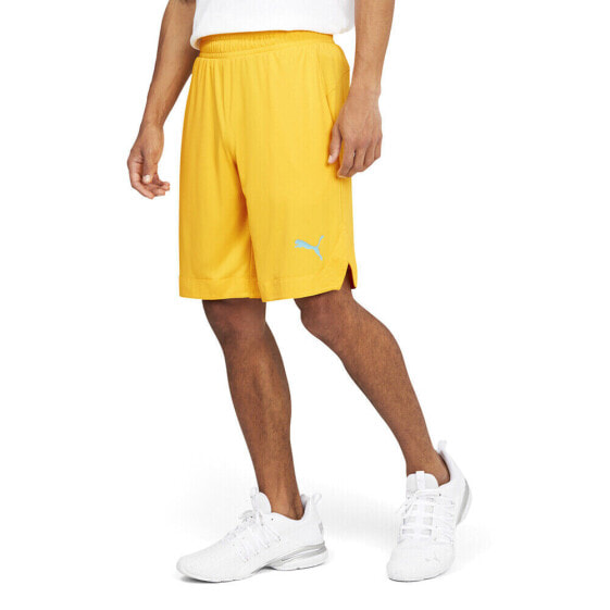 Puma Rtg Shiny Fabric 10 Inch Shorts Mens Size M Casual Athletic Bottoms 670426
