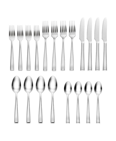 Satin Touch 18/0 Stainless Steel 20 Piece Set, Service for 4