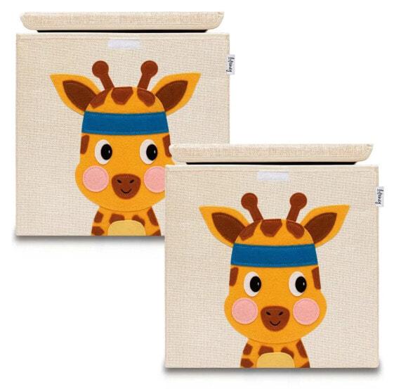 Lifeney Aufbewahrungsboxen Beige Giraffe