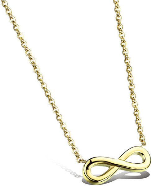 Колье Troli Infinity Gold-plated Necklace.