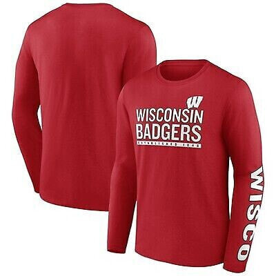 NCAA Wisconsin Badgers Men's Chase Long Sleeve T-Shirt - S