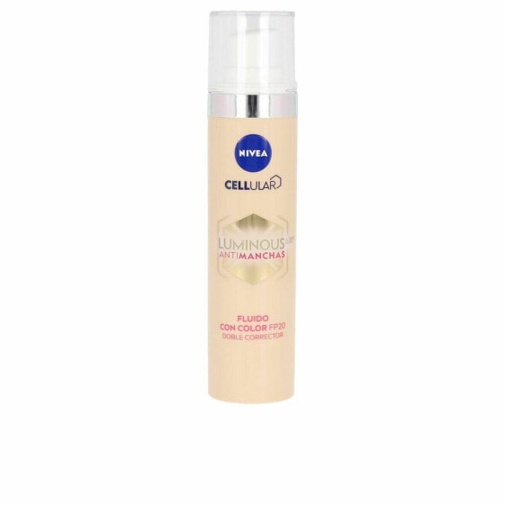 Hydrating Cream with Colour Nivea Luminous Antimanchas Spf 20 40 ml