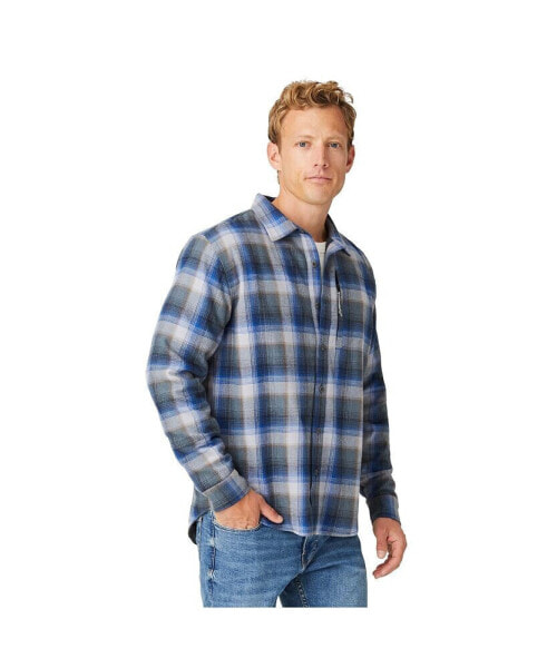 Men's Easywear Flannel Shirt Jacket