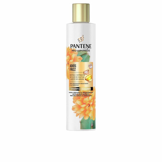 Pantene Anti Frizz Shampoo Разглаживающий шампунь с биотином, экстрактом цветов кактуса и аргановым маслом  225 мл