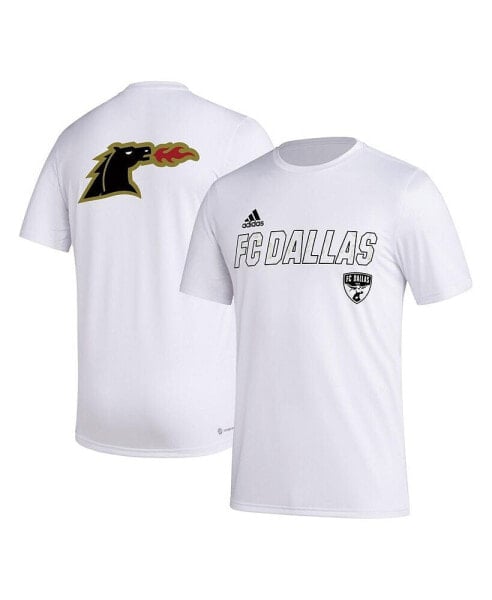 Men's White FC Dallas Team Jersey Hook AEROREADY T-shirt