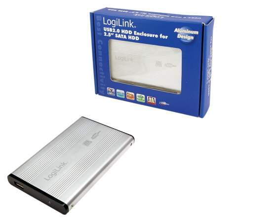 Жесткий диск внешний LogiLink UA0041A - 2.5" - Serial ATA - Hot-swap - Silver