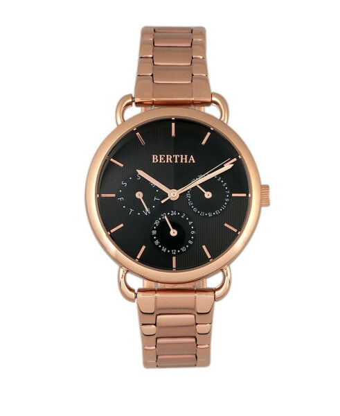 Часы Bertha Quartz Gwen Collection Rose Gold 36mm