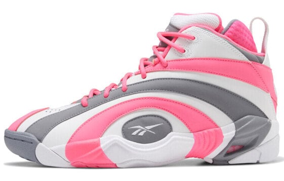 Reebok Shaqnosis 中帮 复古篮球鞋 男女同款 粉灰白 / Кроссовки Reebok Shaqnosis EF3074