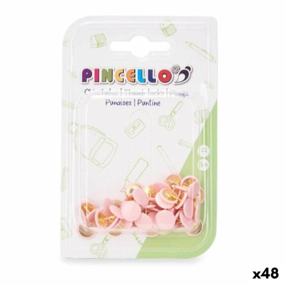 Кнопки цветные Pincello (48 штук)