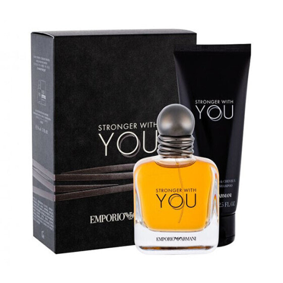 Emporio Armani Stronger With You - EDT 50 ml + shower gel 75 ml