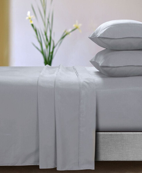 Текстиль Постельное белье Azores Home набор постельного белья 3 предмета с глубоким карманом из микрофибры 110 GSM, размер Twin