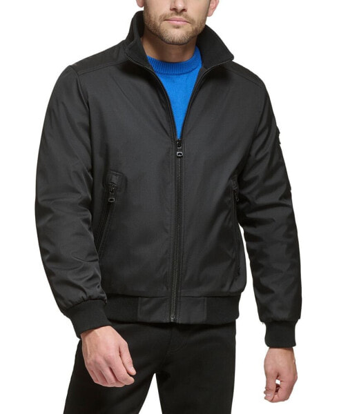 Men's Classic Zip-Front Ripstop Bomber Jacket