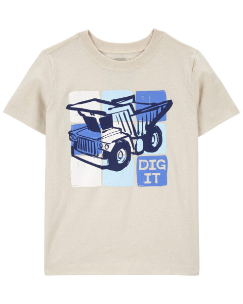 Toddler Construction Dig It Graphic Tee 3T