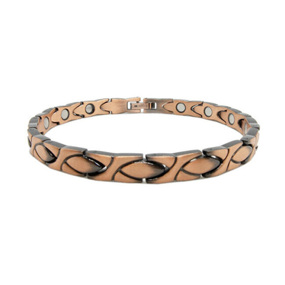 Copper magnetic bracelet width 6 mm