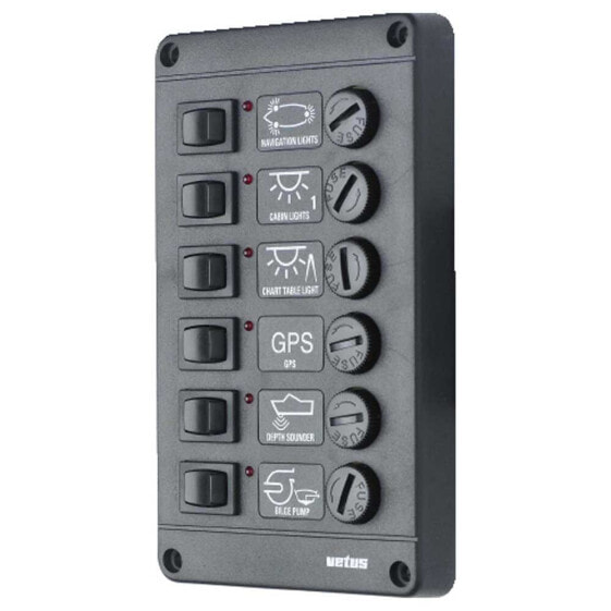 VETUS P6 Fuses Switches Panel