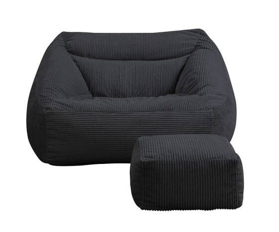 Sitzsack Sessel COZY inkl. Hocker