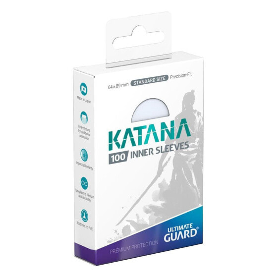 ULTIMATE GUARD Katana Inner Standard 100 Units 64x89 mm Card Sleeves Board Game