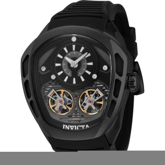 Invicta Men's 43865 Akula Automatic Multifunction Black Metal Dial Strap Watch