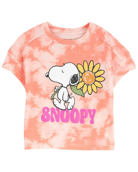 Футболка детская Carterʻs Toddler Snoopy Box Fit Graphic Tee.