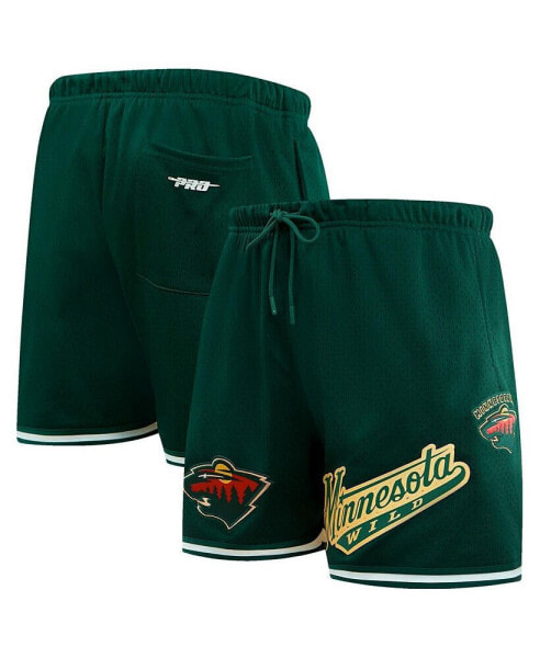 Men's Green Minnesota Wild Classic Mesh Shorts