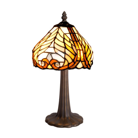 Настольная лампа декоративная Viro Dalí Янтарь цинковый 60 Вт 20 х 37 х 20 см