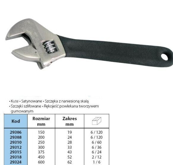 PROLINE KLUCZ NASTAWNY / SZWED 450mm PROFES.