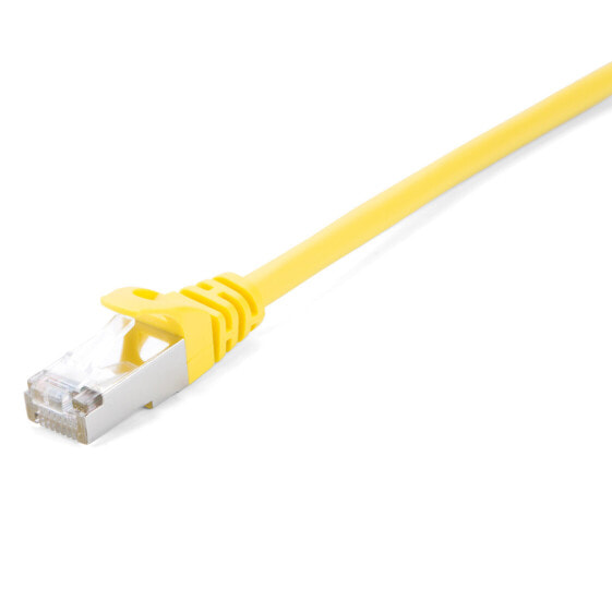V7 Yellow Cat6 Shielded (STP) Cable RJ45 Male to RJ45 Male 1m 3.3ft - 1 m - Cat6 - S/FTP (S-STP) - RJ-45 - RJ-45