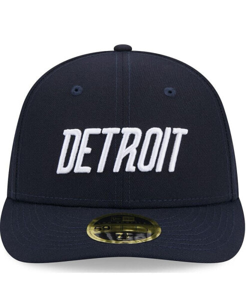 Men's Navy Detroit Tigers 2024 City Connect Low Profile 59FIFTY Fitted Hat