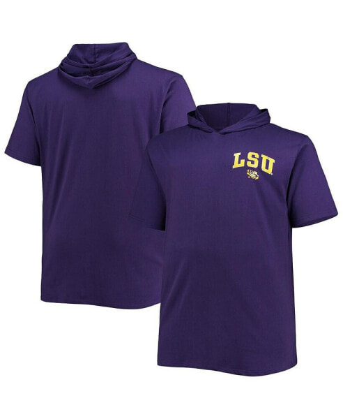 Men's Purple LSU Tigers Big and Tall Team Hoodie T-shirt