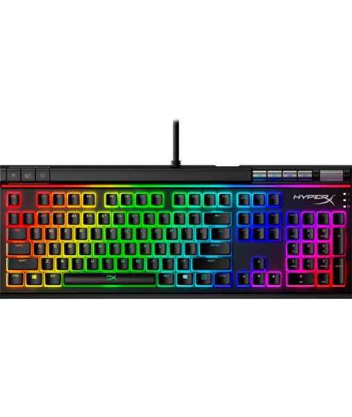 HP HyperX Alloy Elite 2 - Mechanical Gaming Keyboard - HX Red (US Layout) - Full-size (100%) - USB - Mechanical - QWERTY - RGB LED - Black