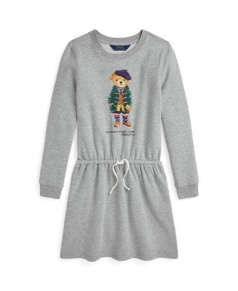 Big Girls Polo Bear Fleece Dress