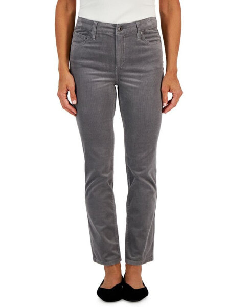 Petite Straight-Leg Corduroy Jeans, Created for Macy's