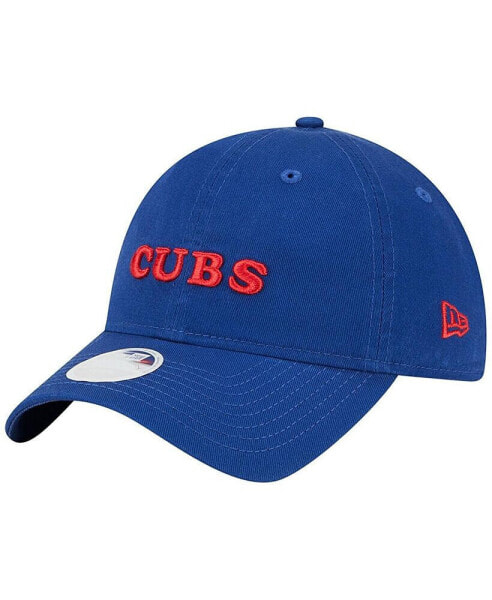 Women's Royal Chicago Cubs Shoutout 9TWENTY Adjustable Hat