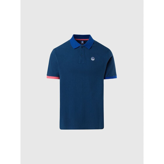 NORTH SAILS Combo Colors Cuff short sleeve polo