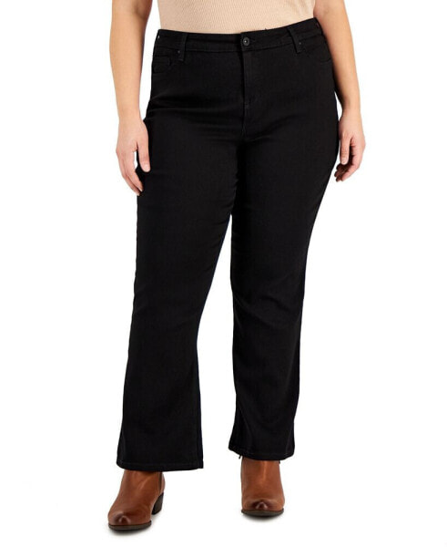 Plus & Petite Plus Size Tummy-Control Bootcut Jeans, Created for Macy's