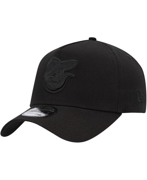 Men's Black Baltimore Orioles A-Frame 9FORTY Adjustable Hat