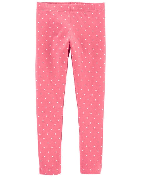 Kid Polka Dot Leggings 6-6X