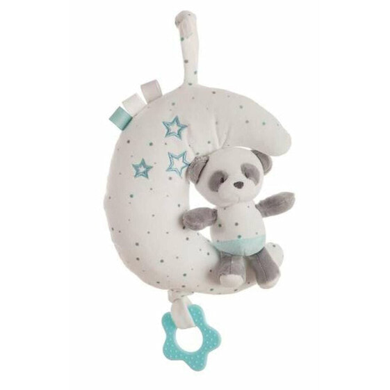 Musical Rattle Baby Panda Blue 25 cm Moon