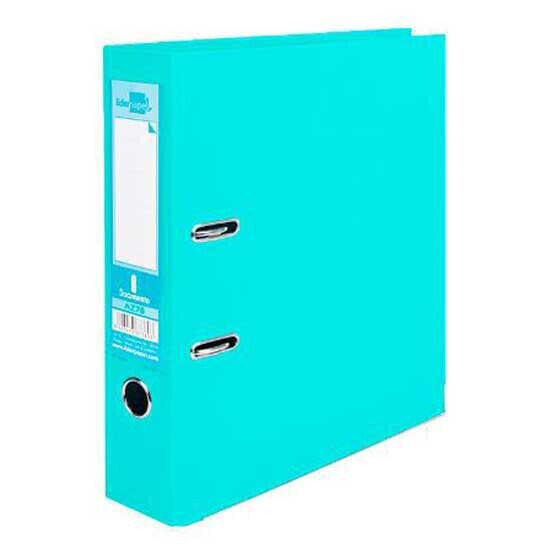 LIDERPAPEL Lever arch file A4 documents PVC lined with 75 mm clear spine rado