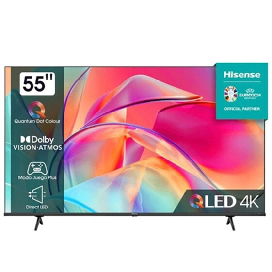 Смарт-ТВ Hisense 55E77KQ 55" 4K Ultra HD LED HDR D-LED QLED