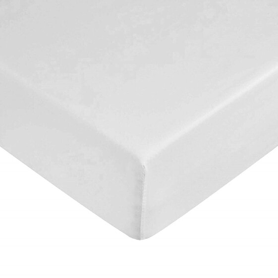 Подогнанный нижний лист Decolores Liso Белый 105 x 200 cm Плоский