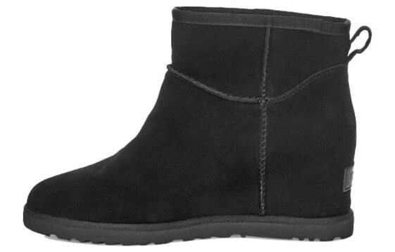 Сапоги женские UGG Classic Femme Mini черные 1104609-BLK