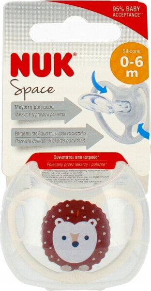 NUK NUK SMOCZEK USP 0-6M SIL SPACE LEW 10730331 1/6