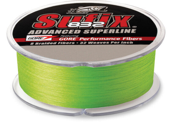 Sufix 832 Advanced Superline Braid 600 Yards Fishing Line -Lime- Pick Line Class