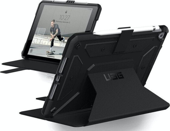 Чехол UAG Urban Armor Gear Metropolis для Apple iPad 10.2 2019 7Gen Черный универсальный